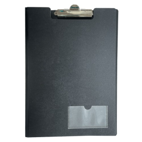 Clipboard A4, dobbelt, sort