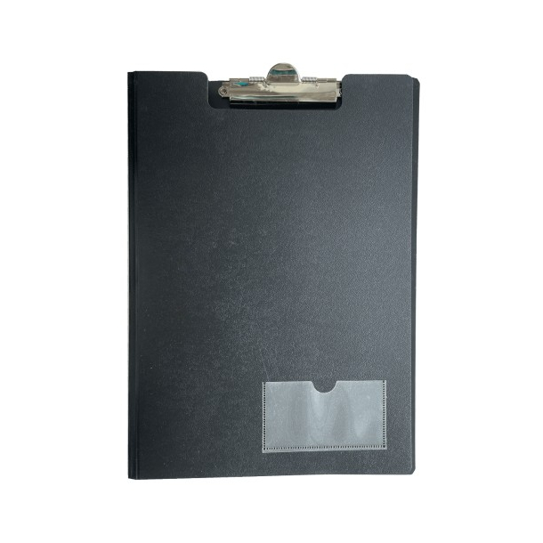 Clipboard A4, dobbelt, sort