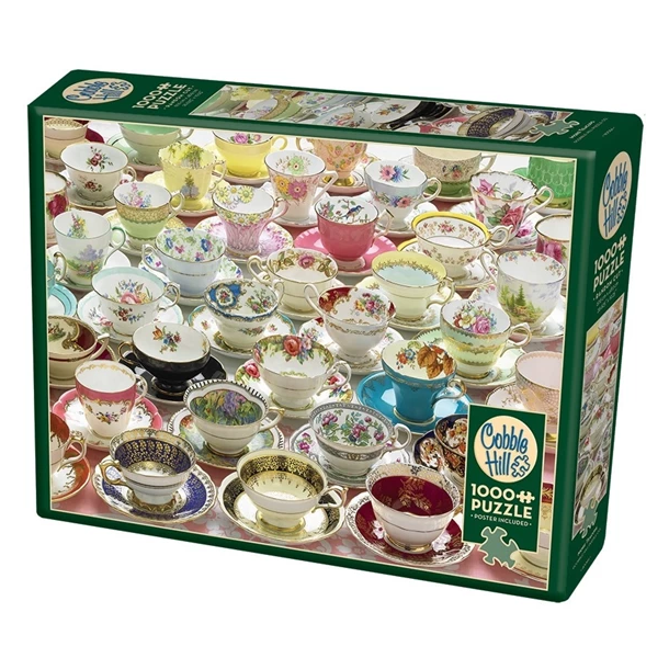 Cobble Hill puslespil 1000 brikker, More teacups