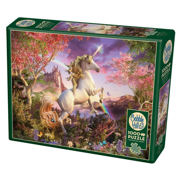 Cobble Hill puslespil 1000 brikker, Unicorn