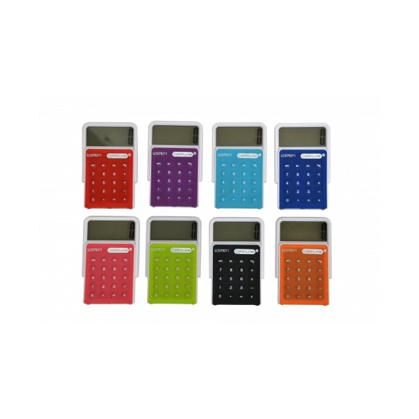 Colorline Lommeregner Silicone POP UP