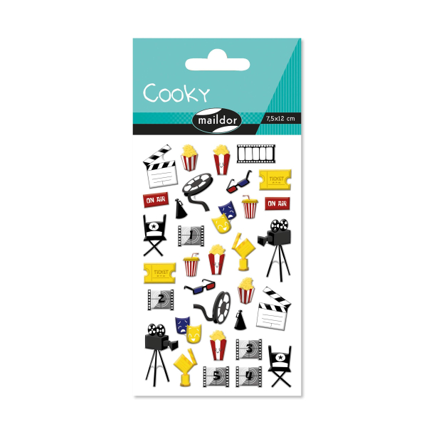 Cooky stickers, biograf