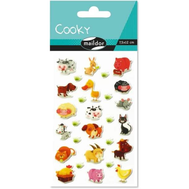 Cooky stickers, bondegrdens dyr