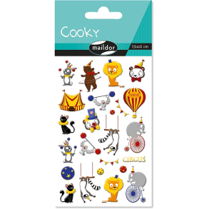 Cooky stickers, cirkus