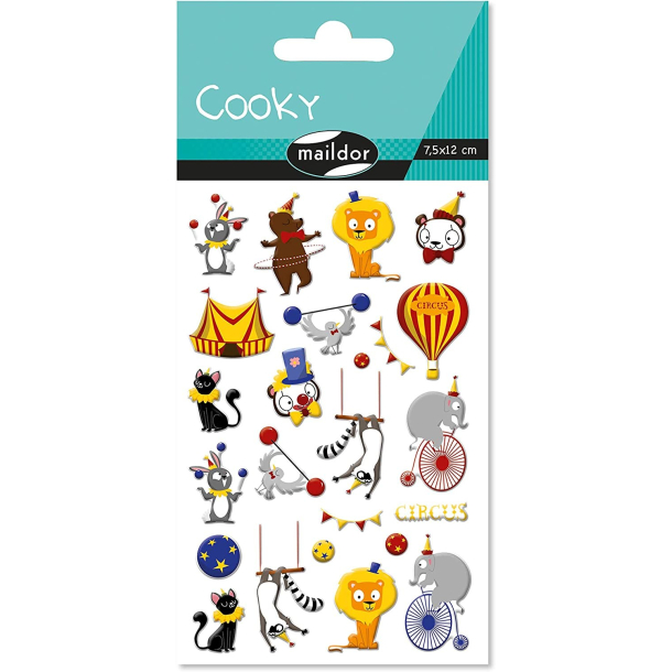 Cooky stickers, cirkus