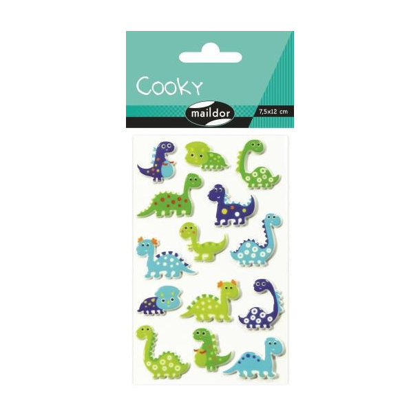 Cooky stickers, dinosaur