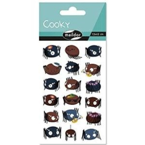 Cooky stickers, edderkopper