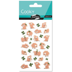 Cooky stickers, grise