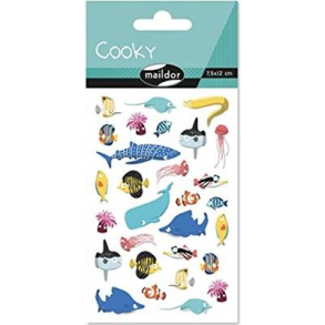 Cooky stickers, havdyr