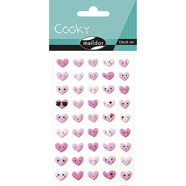 Cooky stickers, hjerter I