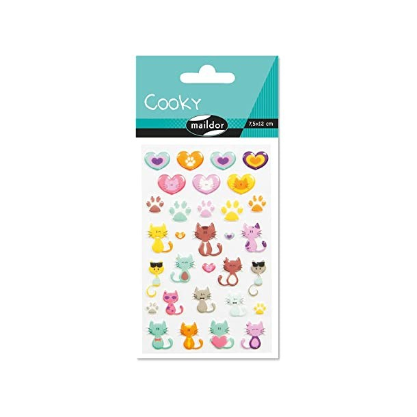 Cooky stickers, katte