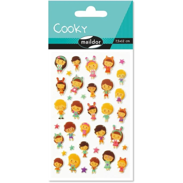 Cooky stickers, kawai dukker
