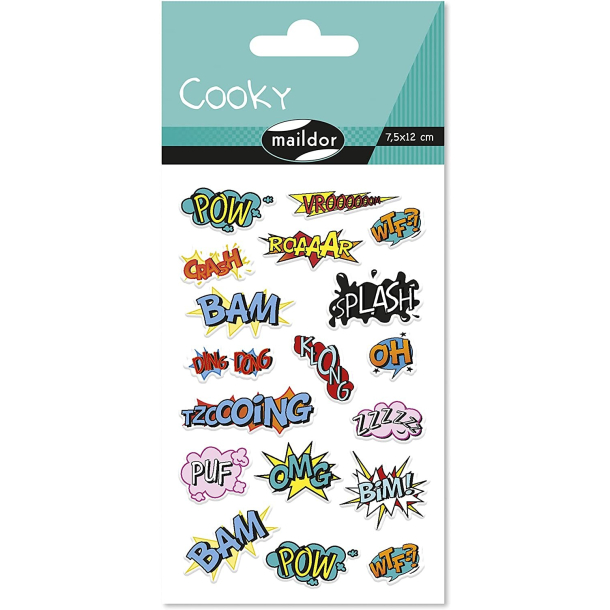 Cooky stickers, lydord