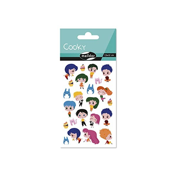 Cooky stickers, manga