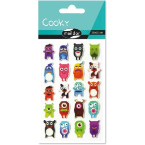 Cooky stickers, monster strithr