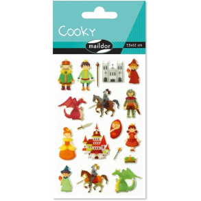 Cooky stickers, ridder og prinsesser
