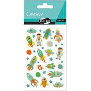 Cooky stickers, rummet