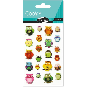 Cooky stickers, ugler
