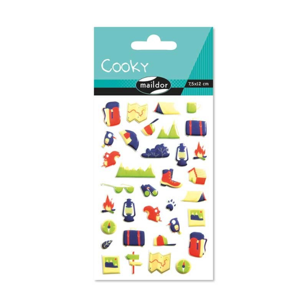 Cooky stickers, vandring