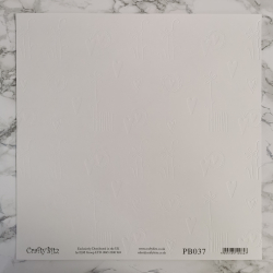 Crafty Bitz - lysebl m. hjerter og blomster