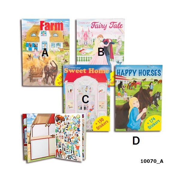 Create your Mini Stickerworld Aktivitetsbog