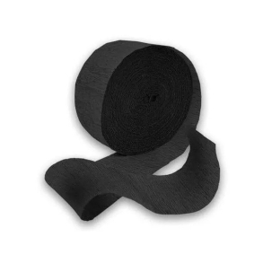 Crepepapir, sort, 1 rulle