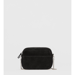 Crossbody Bag I ∙ Suede ∙ Black KUN ONLINE