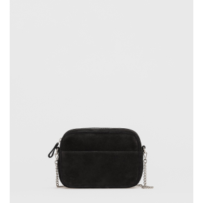 Crossbody Bag I ∙ Suede ∙ Black KUN ONLINE