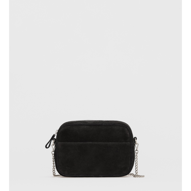 Crossbody Bag I ∙ Suede ∙ Black KUN ONLINE