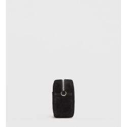 Crossbody Bag I ∙ Suede ∙ Black KUN ONLINE