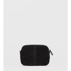 Crossbody Bag I ∙ Suede ∙ Black KUN ONLINE