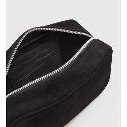 Crossbody Bag I ∙ Suede ∙ Black KUN ONLINE