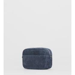Crossbody Bag I ∙ Suede ∙ Blue KUN ONLINE