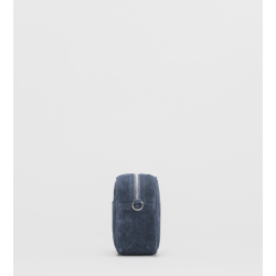 Crossbody Bag I ∙ Suede ∙ Blue KUN ONLINE