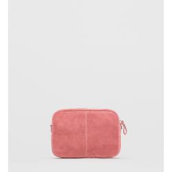 Crossbody Bag I ∙ Suede ∙ Rose KUN ONLINE