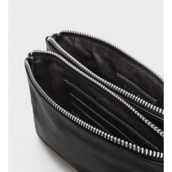 Crossbody Bag ∙ Leather ∙ Black KUN ONLINE