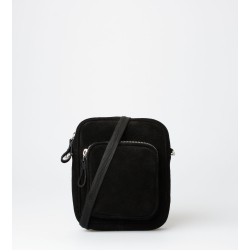 Crossbody Bag - Liv Suede - Black KUN ONLINE