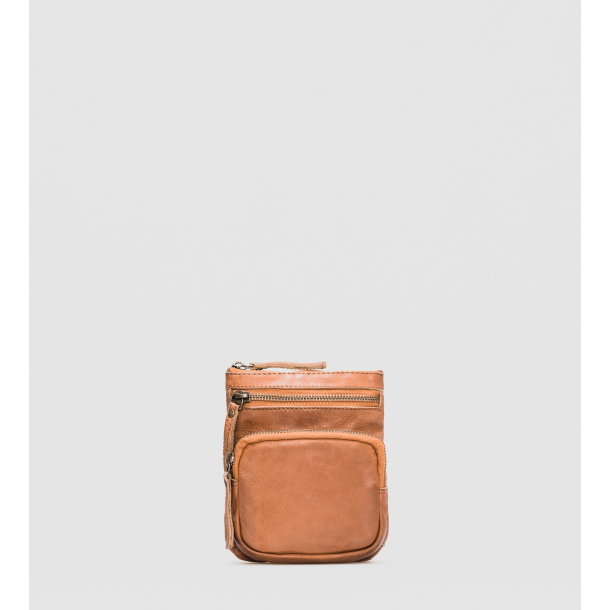 Crossbody Bag Small ∙ Flintstone ∙ Cognac KUN ONLINE