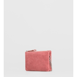 Crossbody Bag ∙ Suede ∙ Rose KUN ONLINE