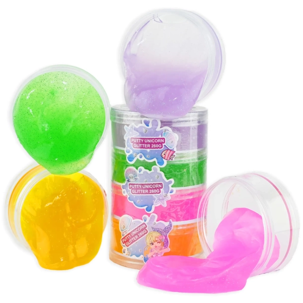 PUTTY UNICORN GLITTER 4 i 1 260g