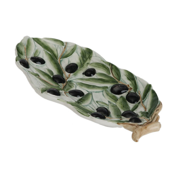 Keramik skeholder, oliven