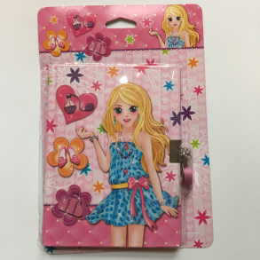 Dagbog med pige i sommerkjole, A5