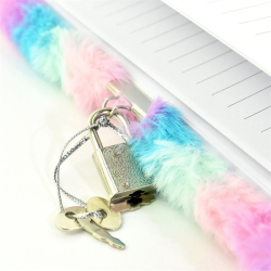 Dagbog m/ls, pastel plys