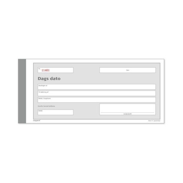 Dags Dato stor, 2 x 50 sider m. kopi