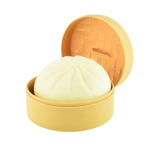 Dampet fyldt bolle, Squeeze, 10 cm