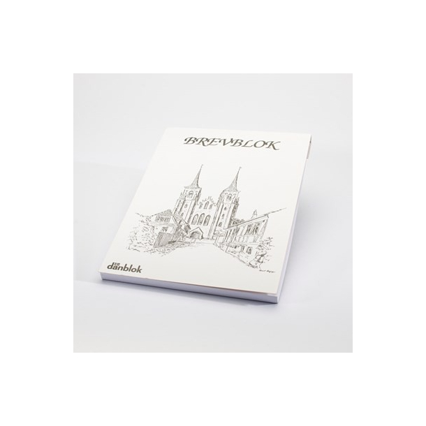 Danblok brevblok A4, linieret