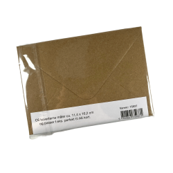 Danmore kuvert, kvist, C6, 20 stk.