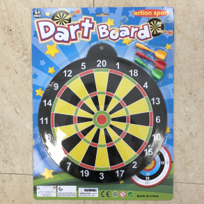 Dartskive, magnetisk m. 3 pile