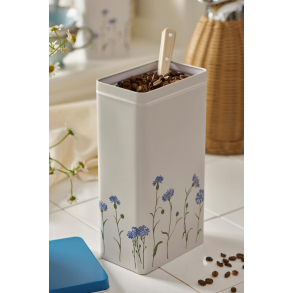 Dse med kornblomster, hj firkantet