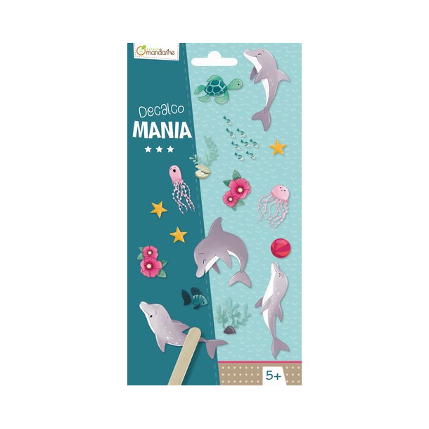 Decalco Mania, Transfer Stickers, Delfin 